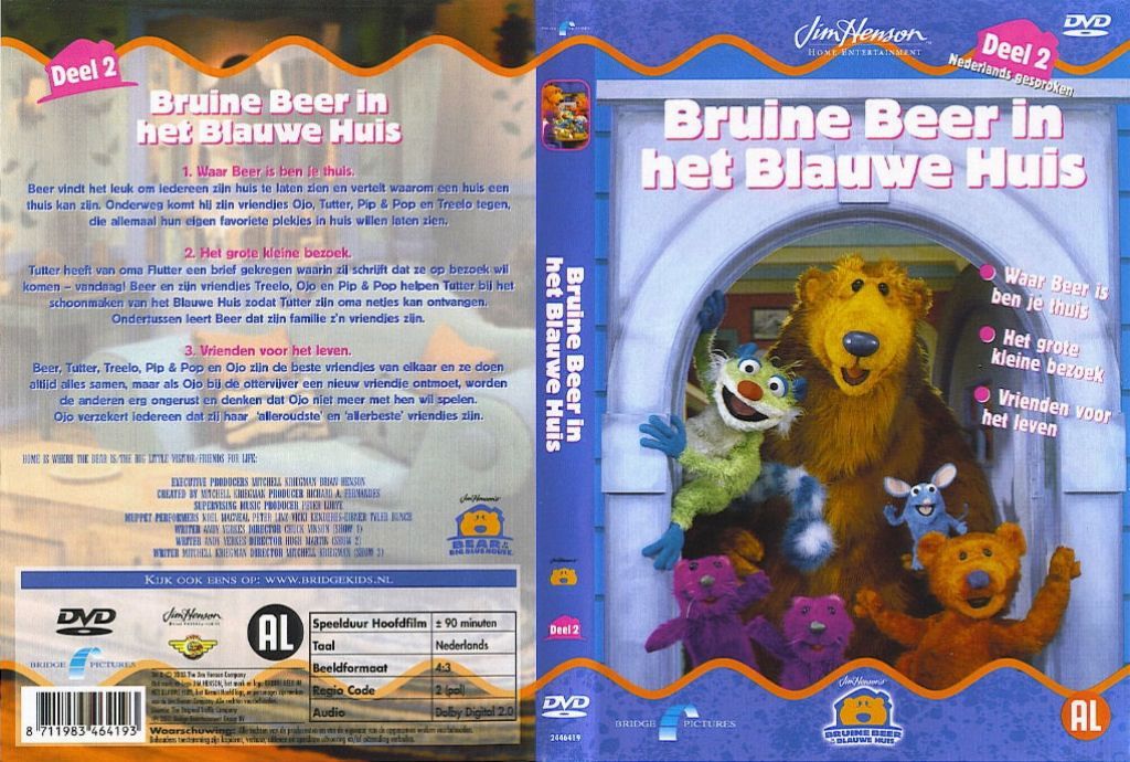Bruine Beer In Het Blauwe Huis Vol. 02 DVD NL DVD Covers Cover Century Over 1.000.000 Bruine Beer In Het Blauwe Huis Vol. 02 DVD NL DVD Covers Cover Century Over 1.000.000