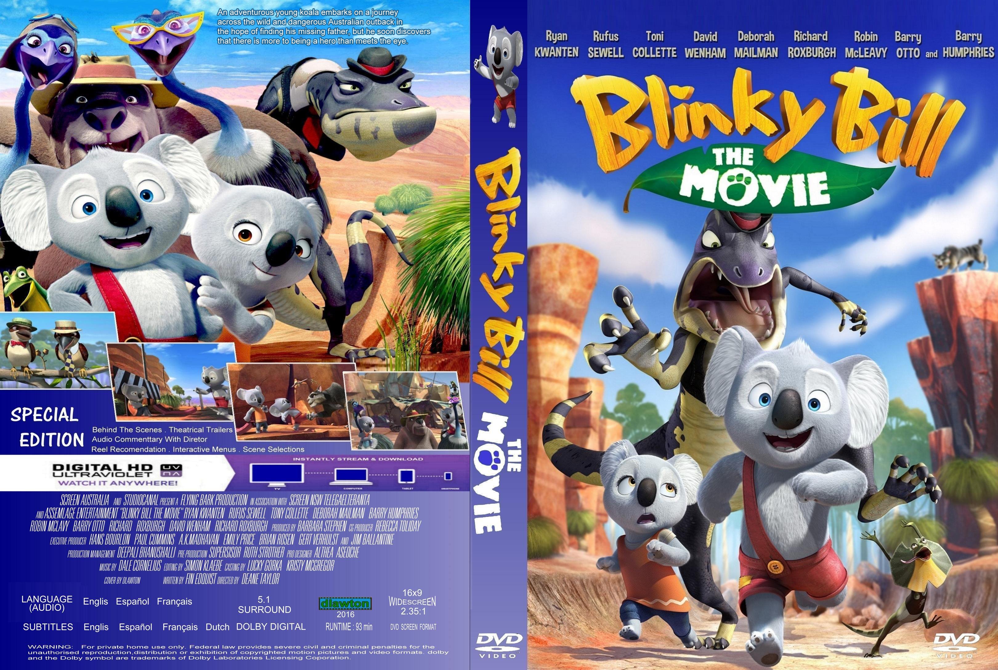 blinky bill the movie 2016 r1 custom | DVD Covers | Cover ...