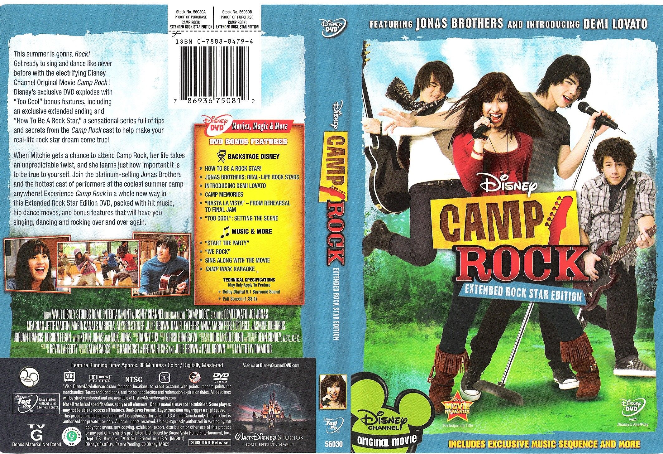 القيل والقال رضيع أميرة  Camp Rock DVD US | DVD Covers | Cover Century | Over 1.000.000 Album Art  covers for free