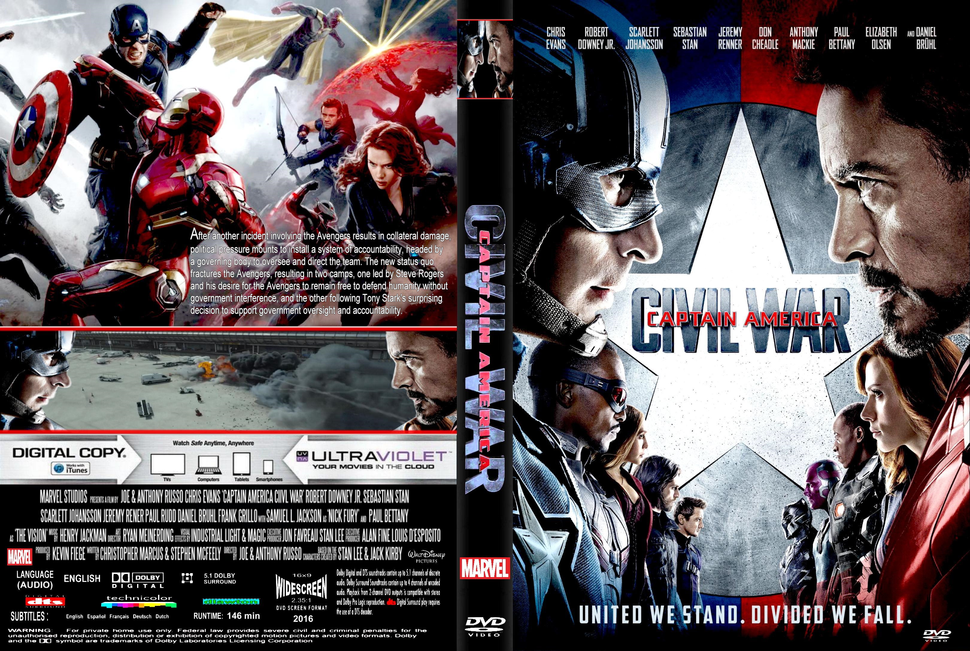 Captain America Civil War 2016.