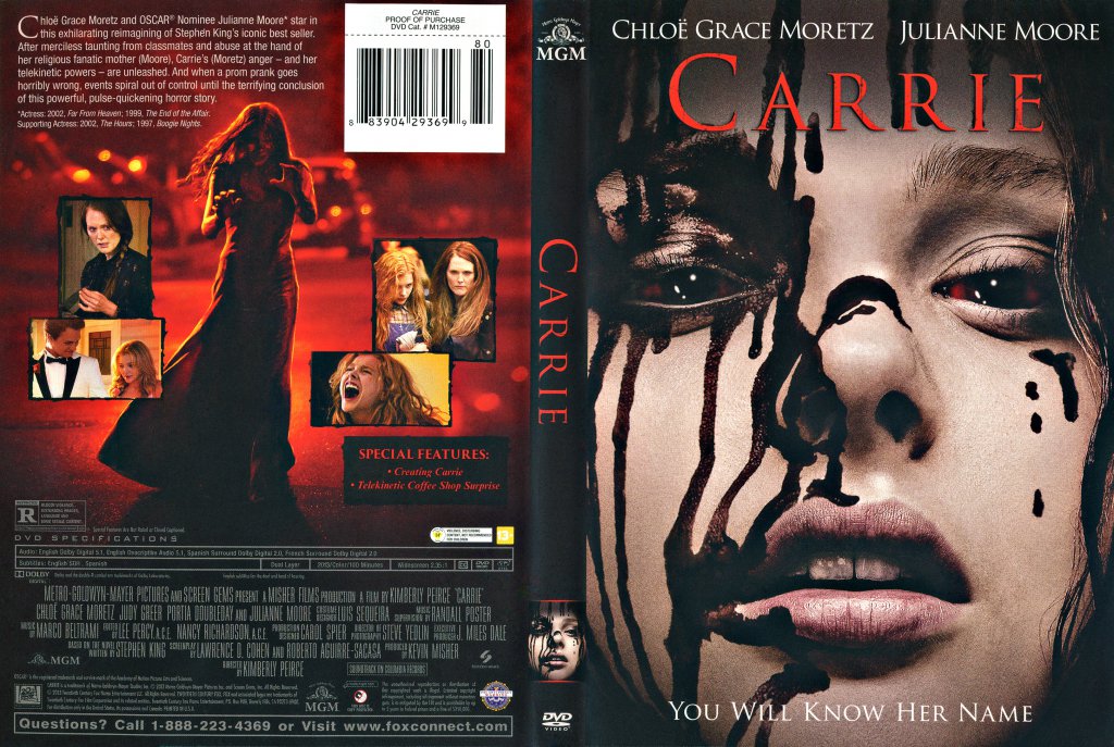 carrie 2013 scanned cover dvd covers cover century over