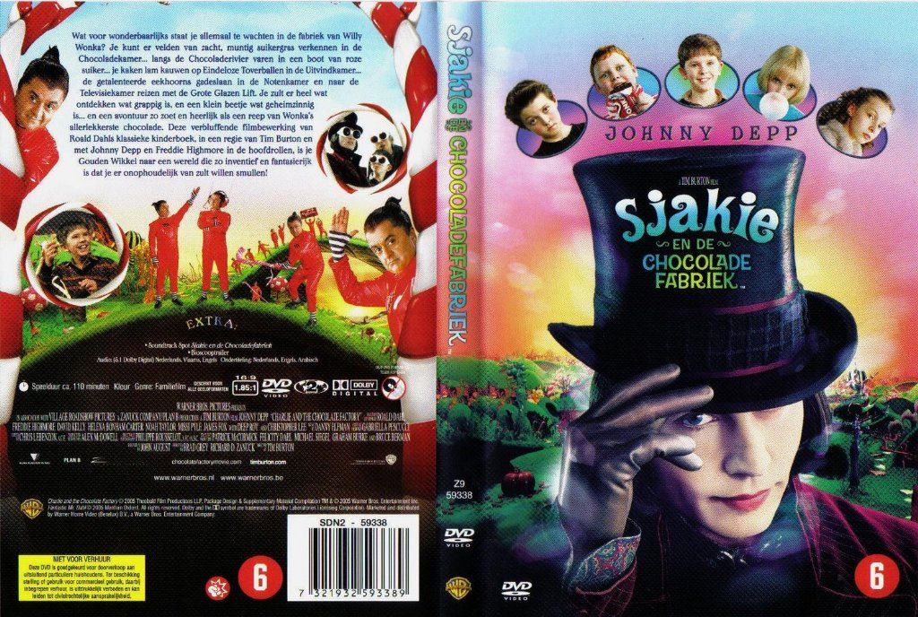 Charlie and The Chocolate Factory DVD NL