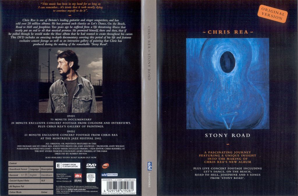 Chris Rea Stony Road DVD US