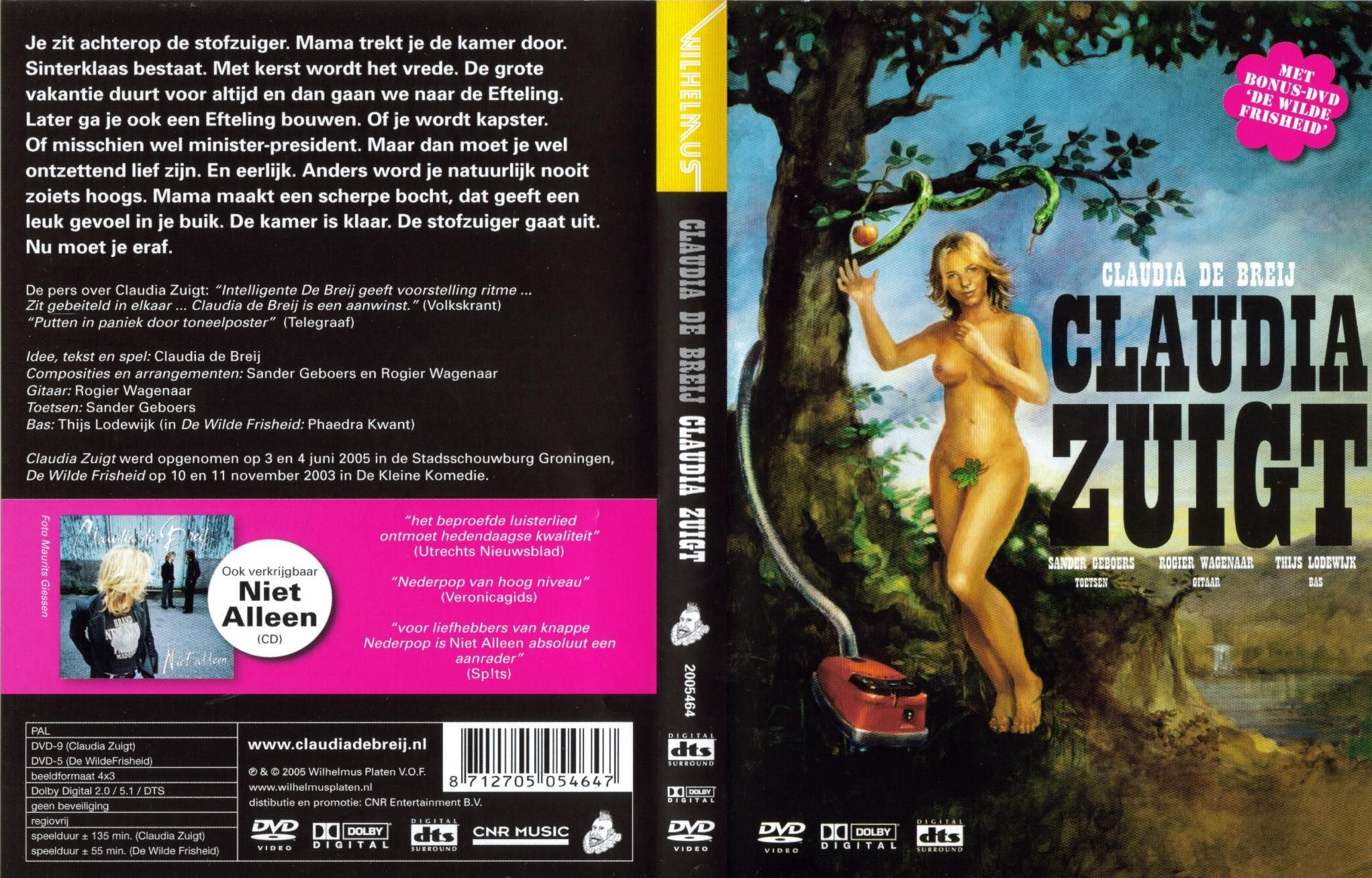 Claudia De Breij Claudia Zuigt DVD NL