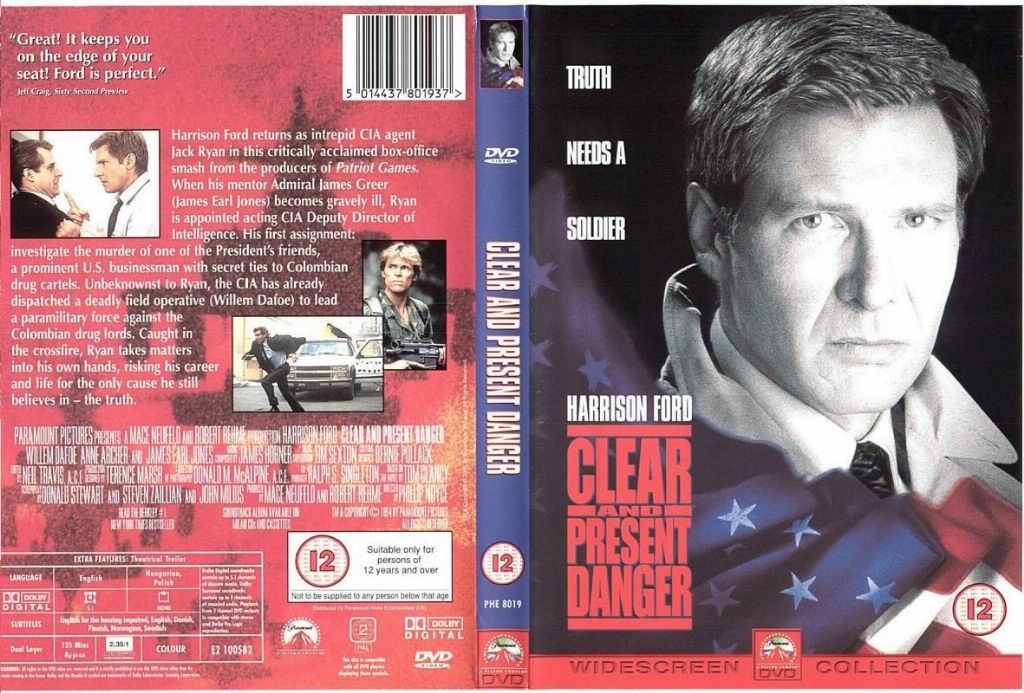 Clear Of Present Danger DVD US