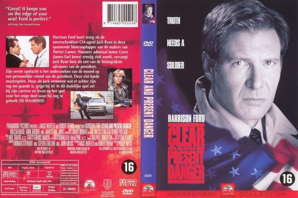 Clear and Present Danger DVD NL