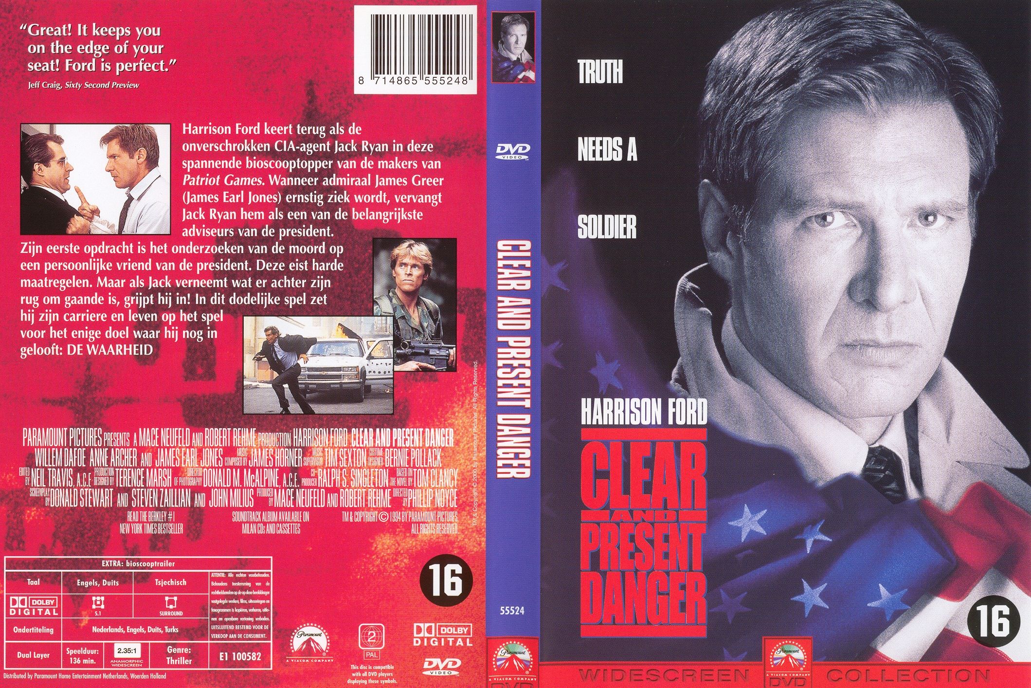 Clear and Present Danger Pal Misc Dvd1