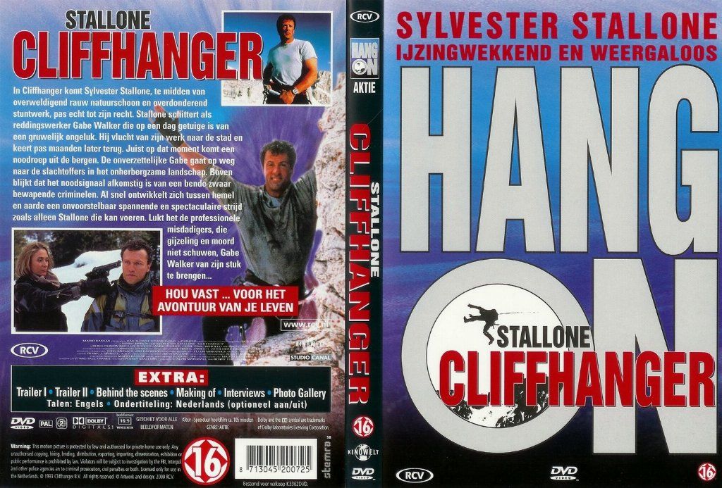 Cliffhanger DVD NL