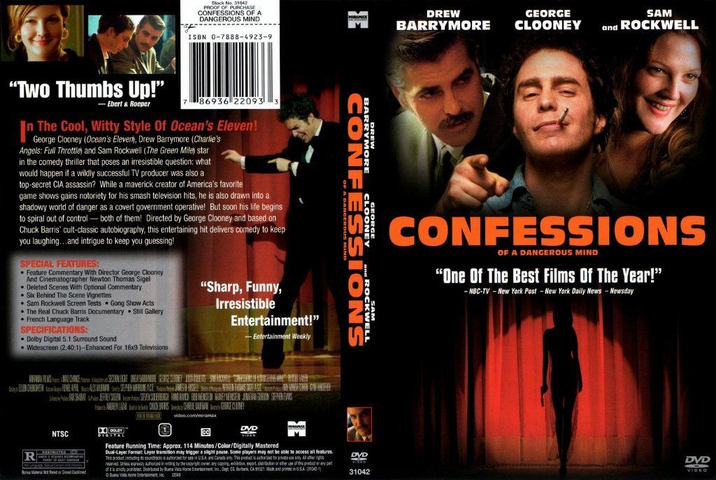 Confession Of A Dangerous Mind Dvd Us Dvd Covers Cover Century Over 500 000 Album Art Covers For Free