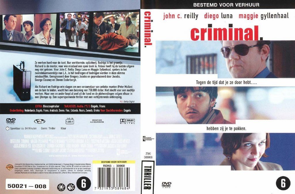 Criminal DVD NL | DVD Covers | Cover Century | Over 1.000.000 Album Art ...