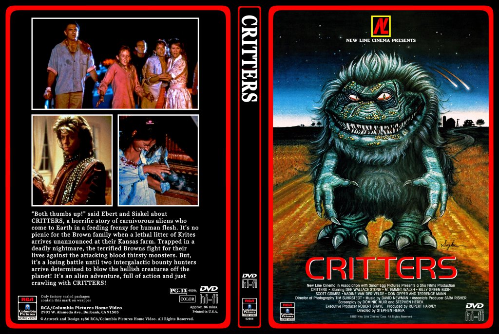 Critters Custom DVD Cover VHS Art V2 001 | DVD Covers | Cover ...