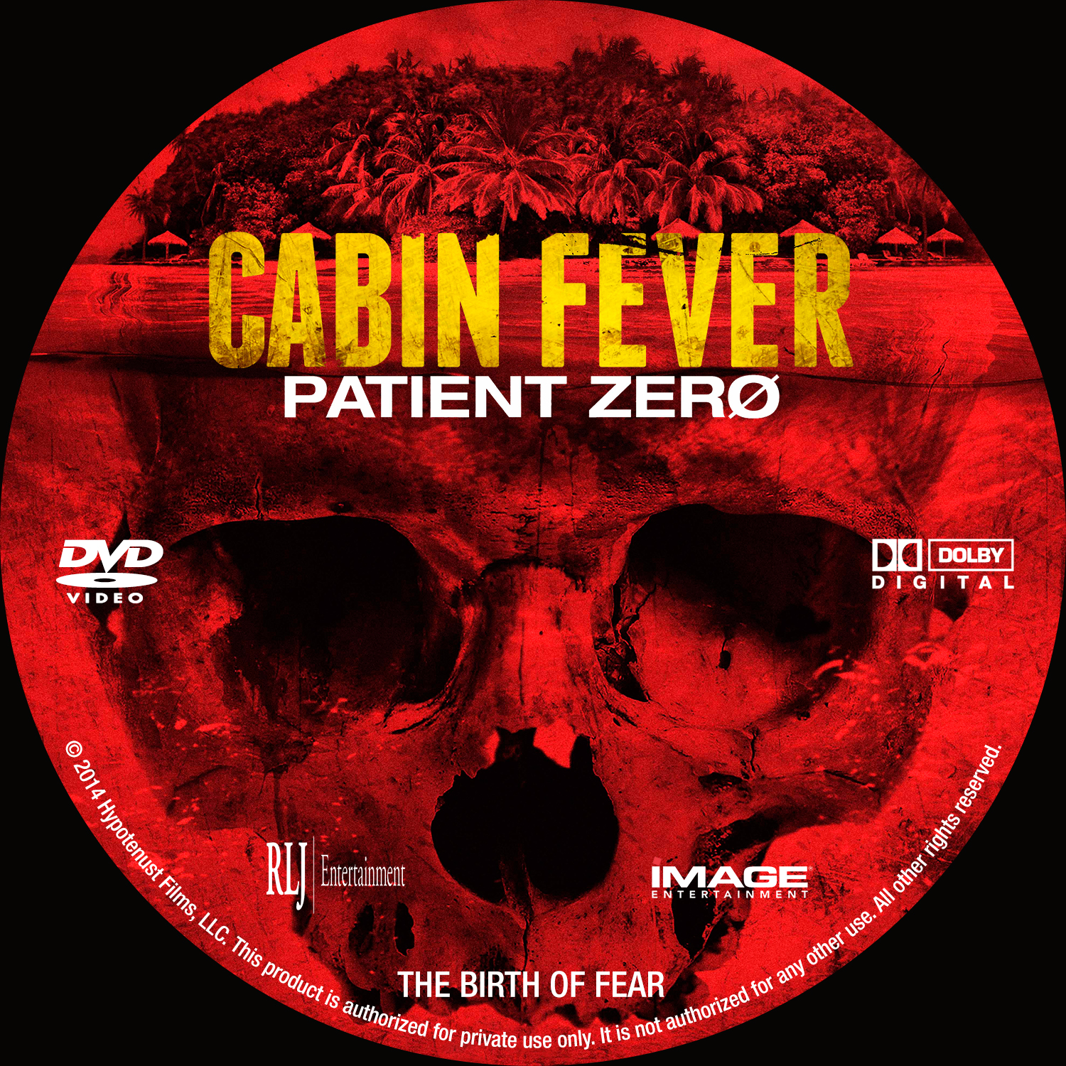 Cabin Fever Patient Zero Custom Label Pips Dvd Covers Cover Century Over 500 000 Album Art