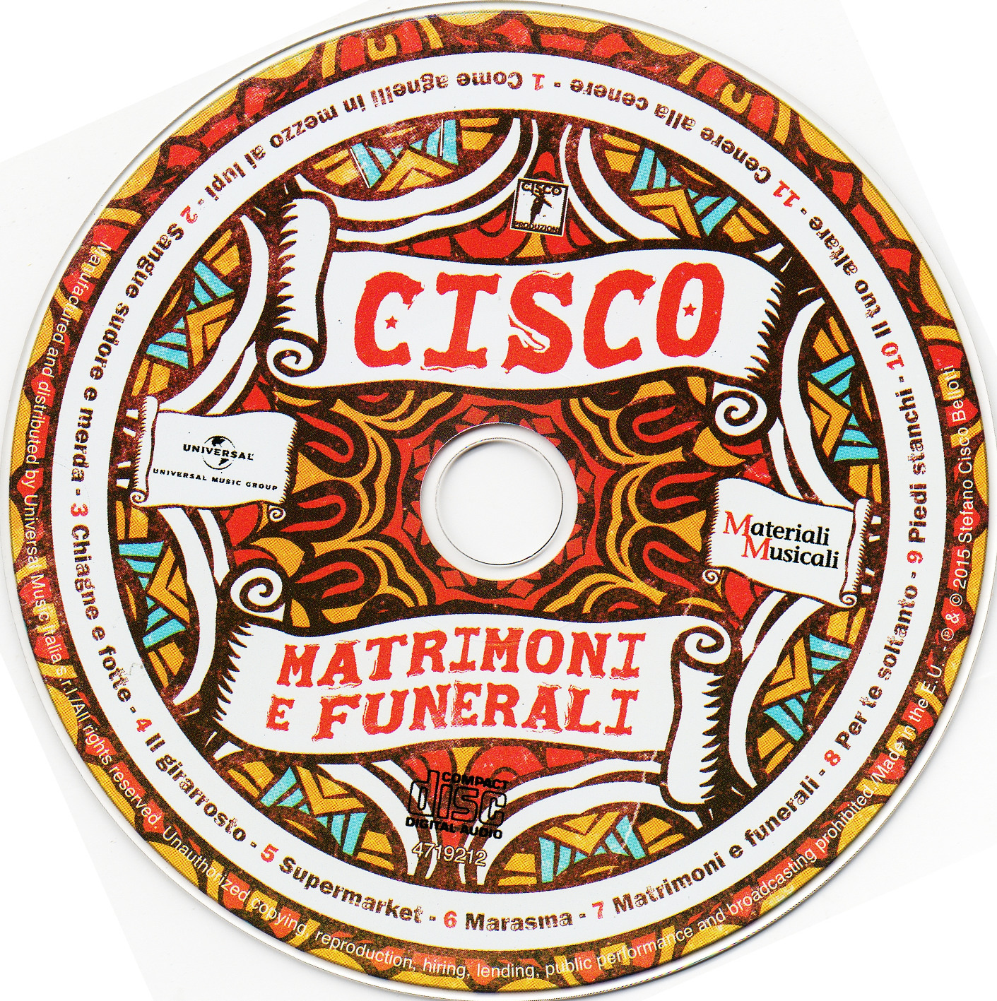 cisco matrimoni e funerali cd