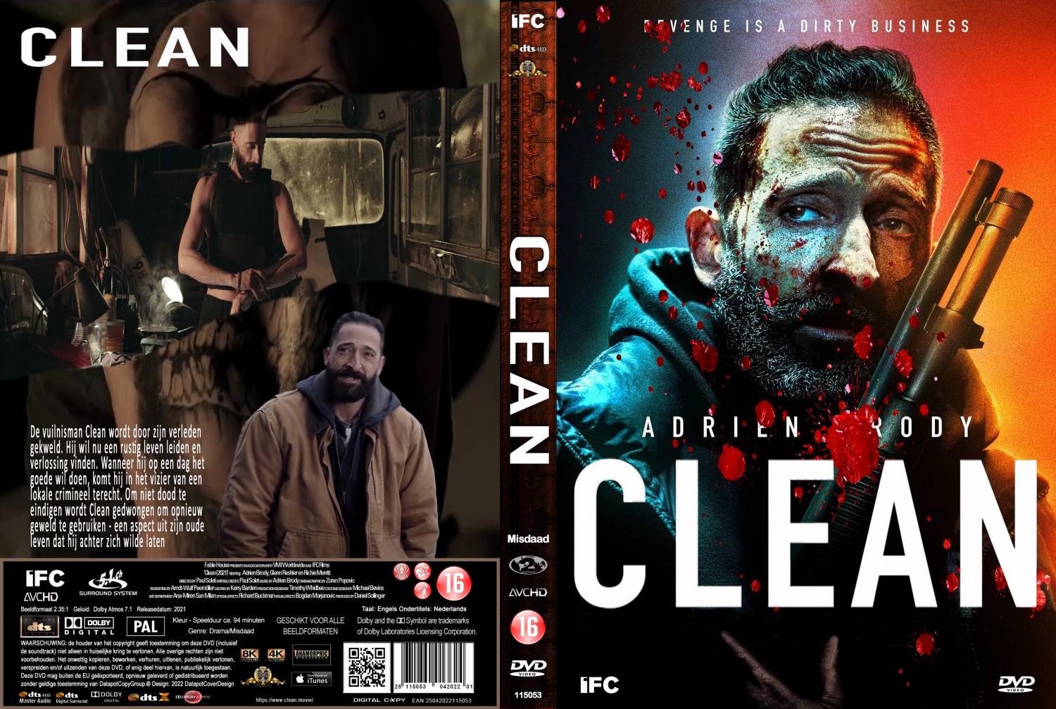 clean (2021) DVD Cover