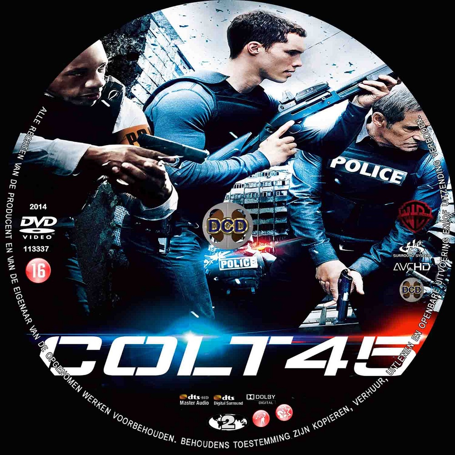colt 45 (2014) DVD Cover CD