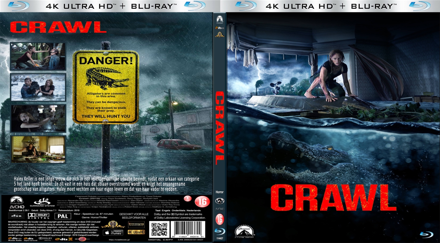 crawl (2019) DVD Cover b lu ray