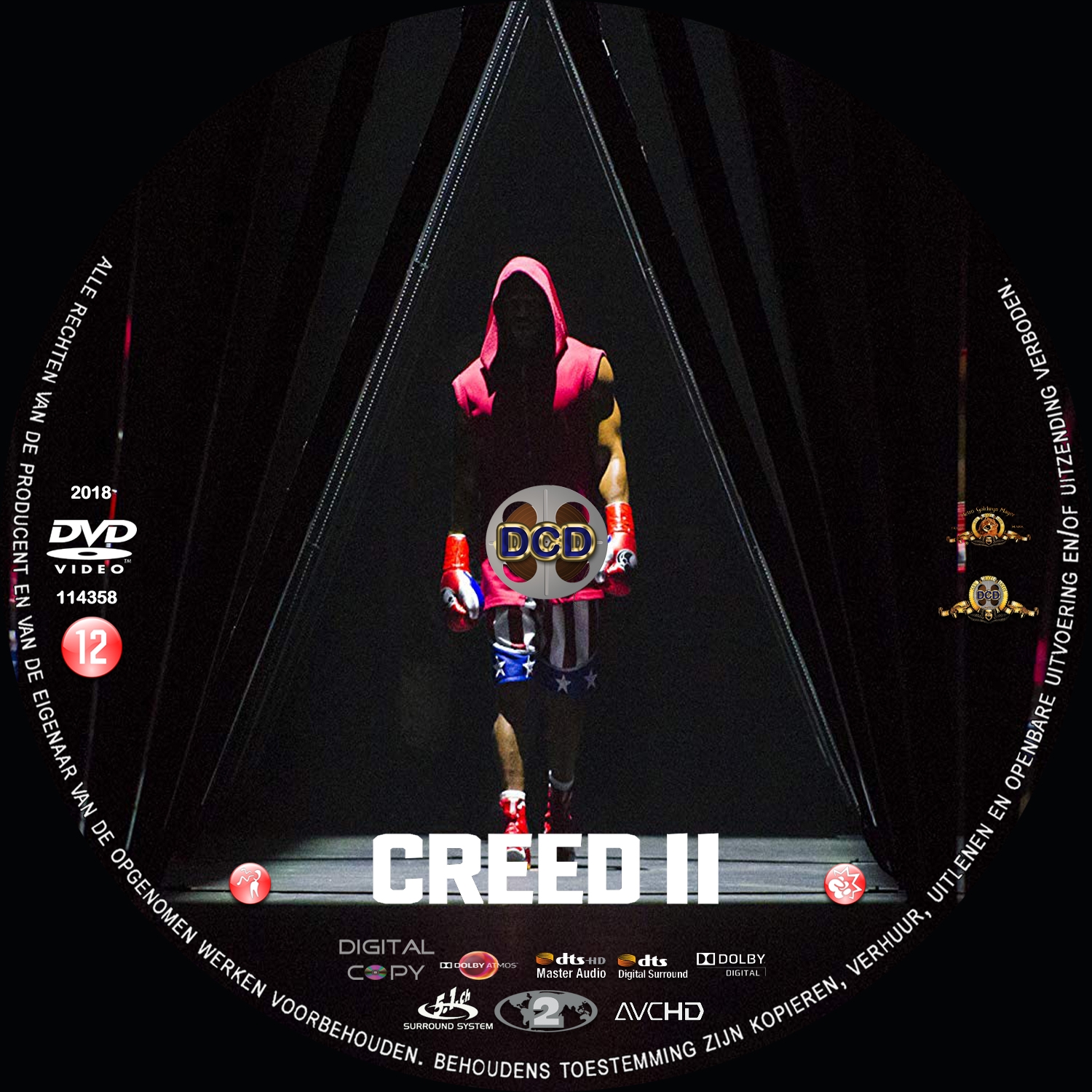 creed ii (2018) DVD Cover CD