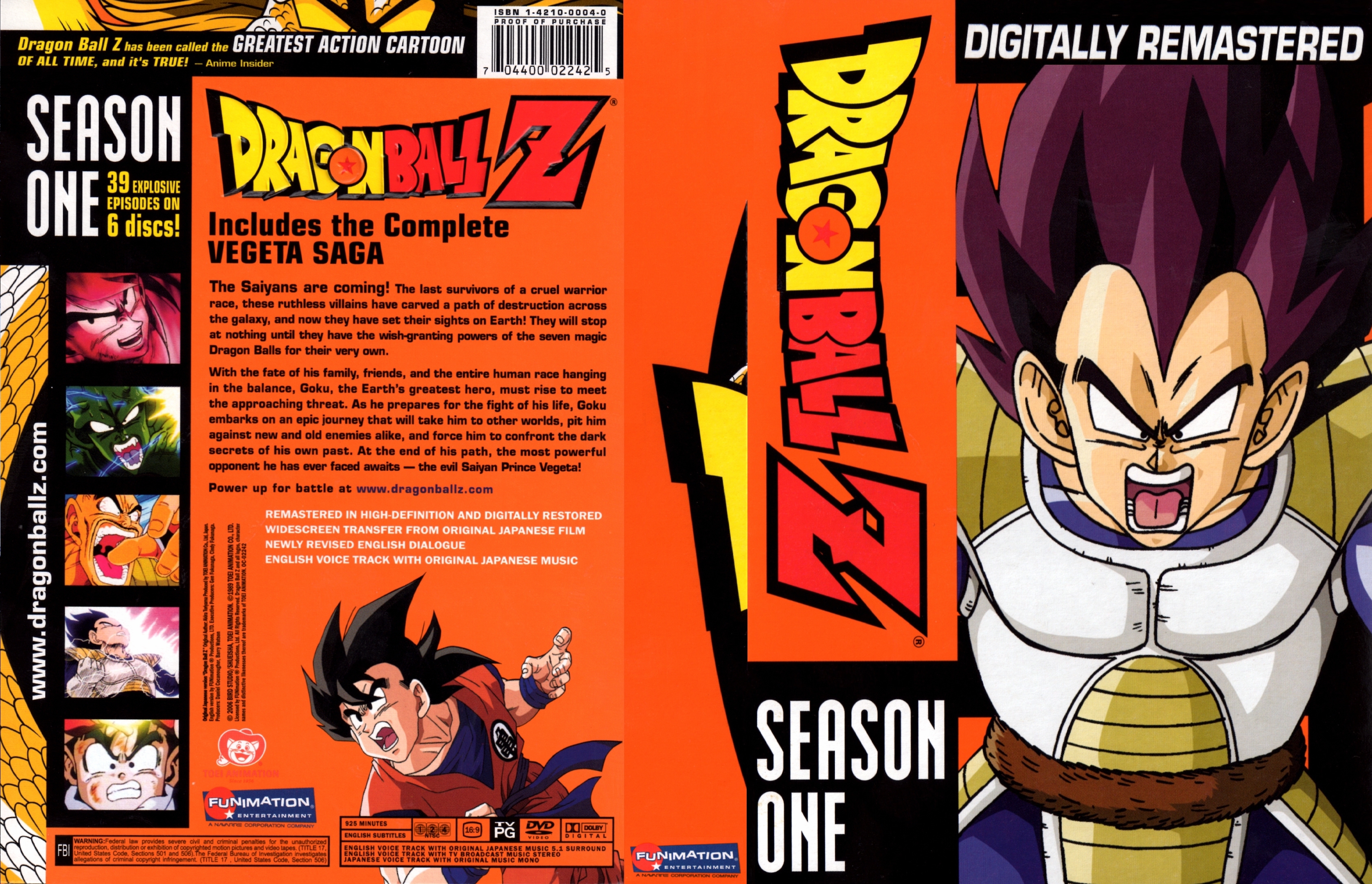 DragonBallZ season 1 | DVD Covers | Cover Century | Over ...