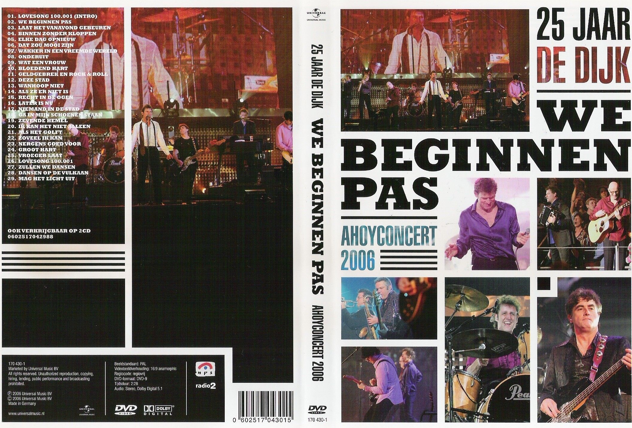 De Dijk 25 Jaar We Beginnen Pas DVD NL