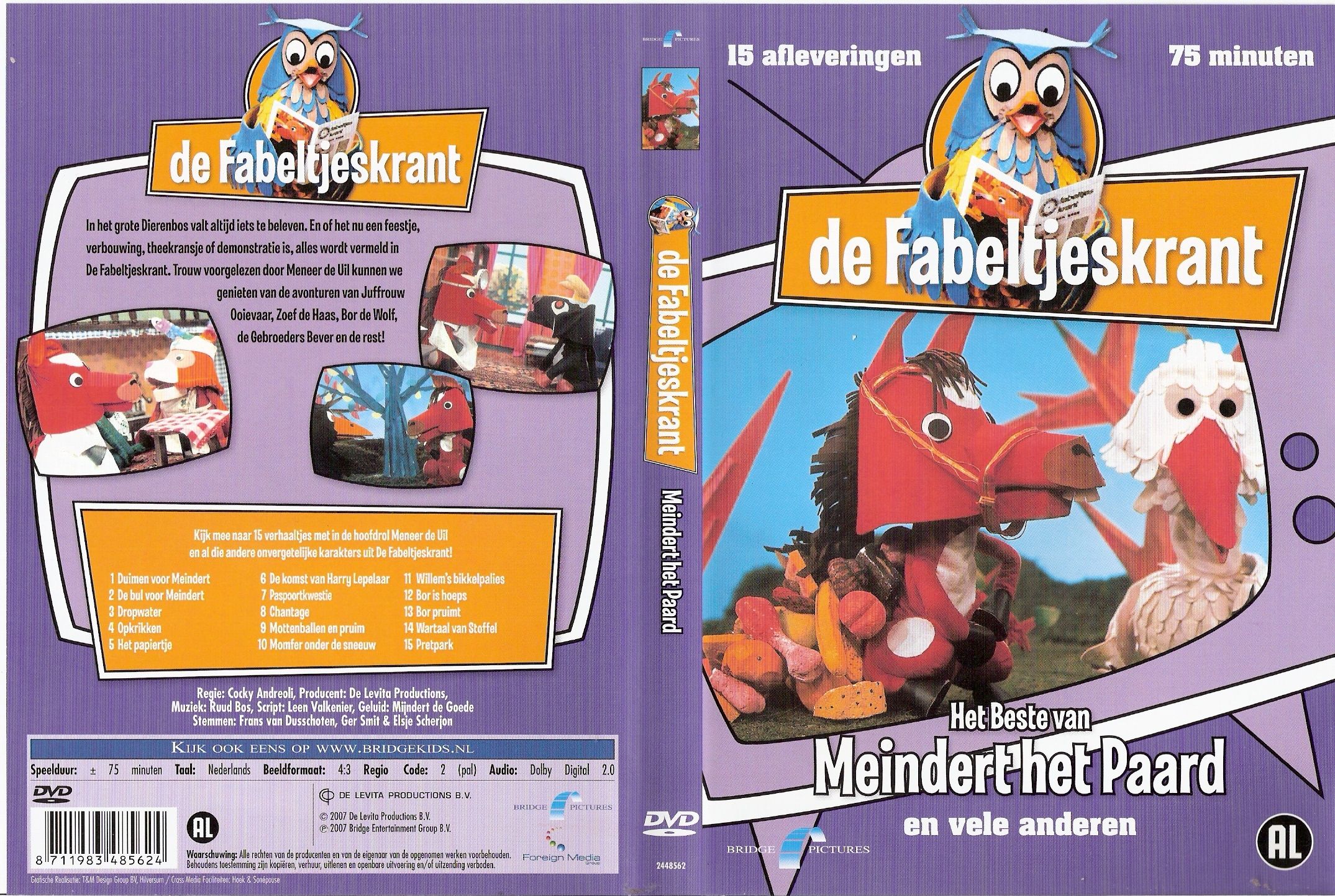 De Fabeltjeskrant Het Beste Van Meindert Het Paard DVD NL