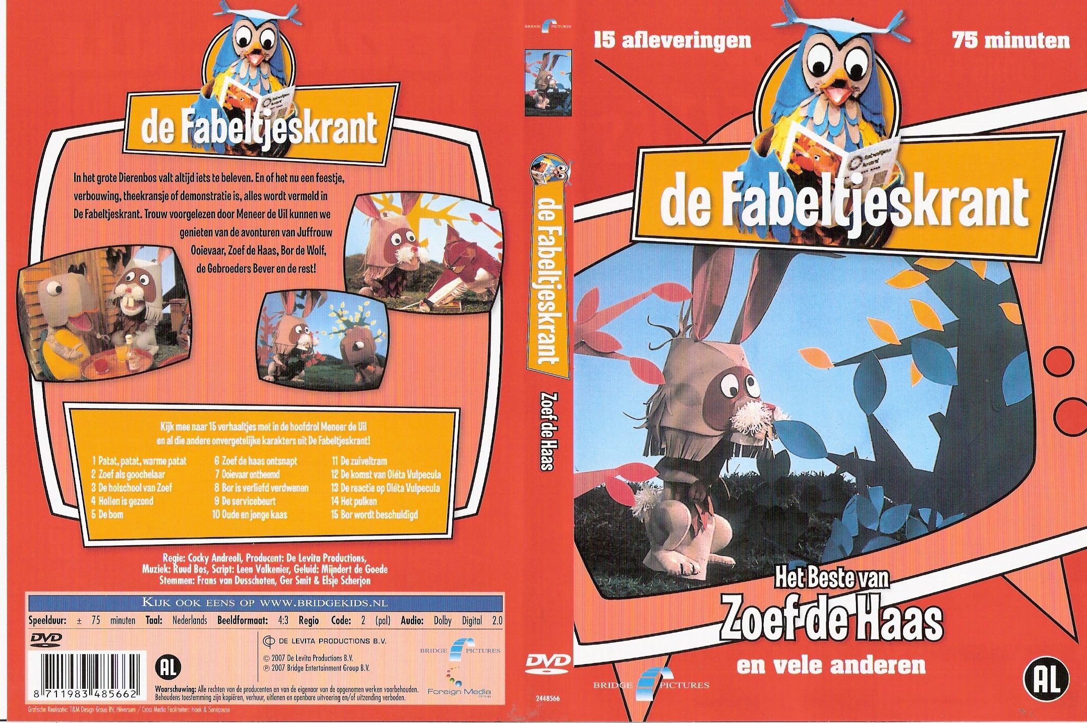 De Fabeltjeskrant Het Beste Van Zoef De Haas DVD NL
