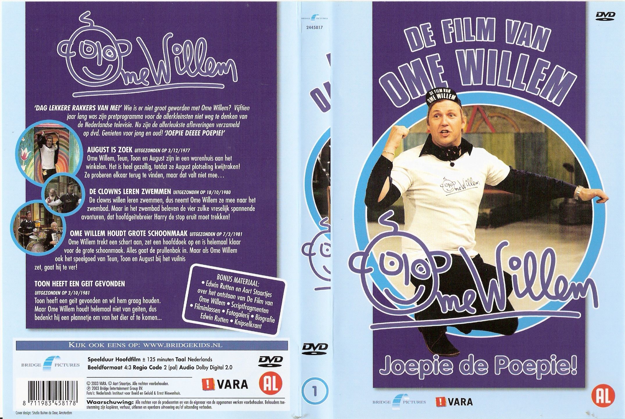 De Film Van Ome Willem Vol. 01 Joepie De Poepie DVD NL