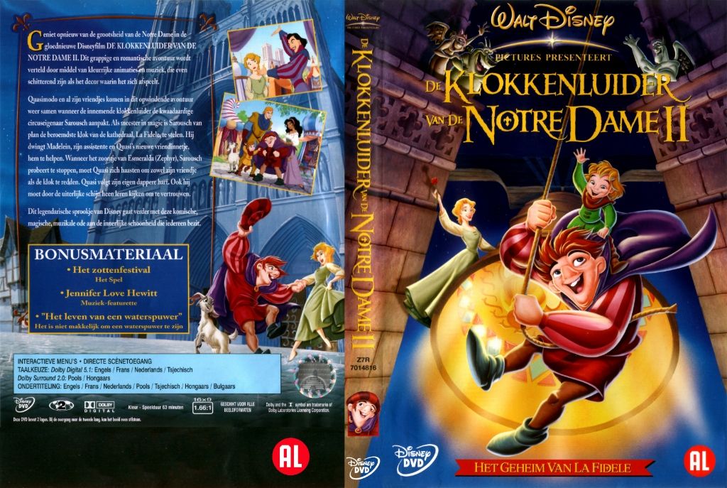 De Klokkenluider Van De Notre Dame 2 DVD NL