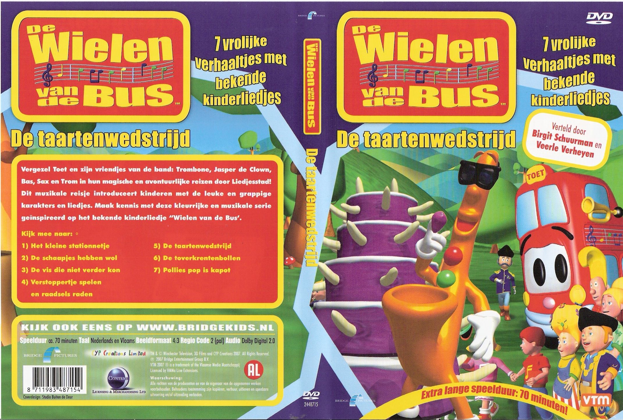 De Wielen Van De Bus De Taartenwedstrijd DVD NL | DVD Covers | Cover