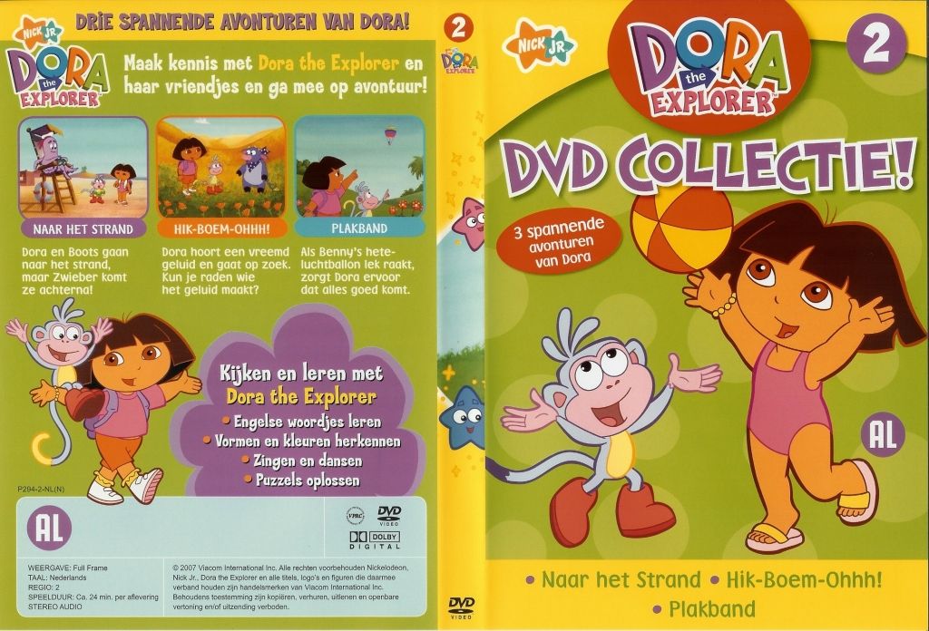 Dora The Explorer DVD Collectie Vol. 02 DVD NL.jpg.
