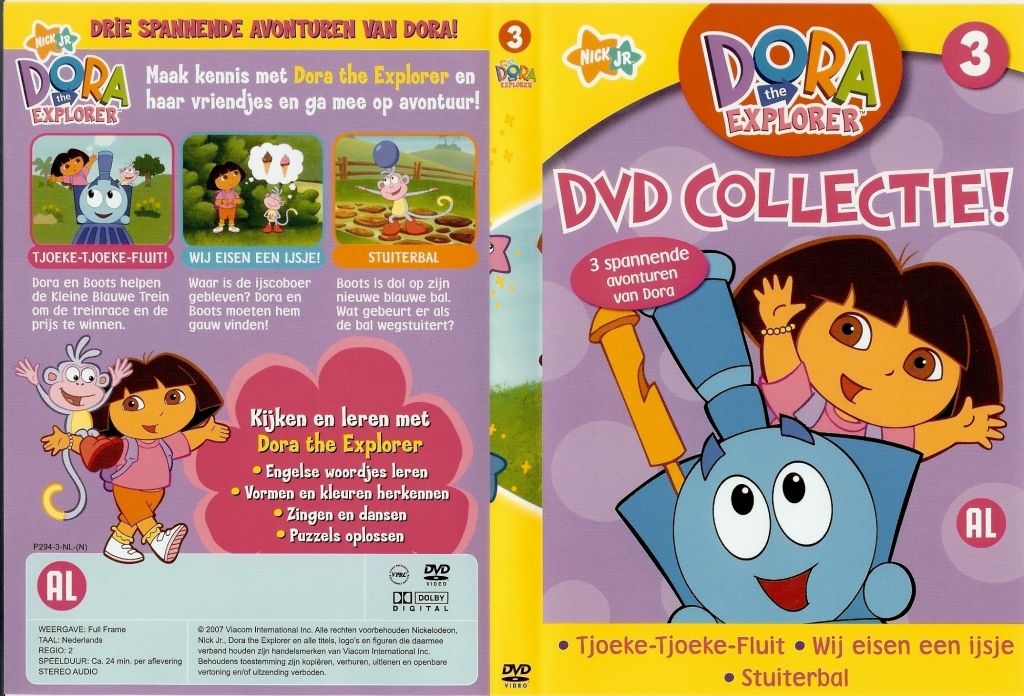 Dora The Explorer DVD Collectie Vol. 03 DVD NL.jpg.
