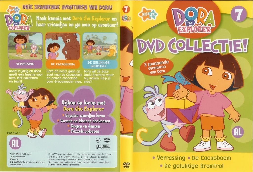 Dora The Explorer DVD Collectie Vol. 07 DVD NL | DVD | Cover Century | Over Art covers for free