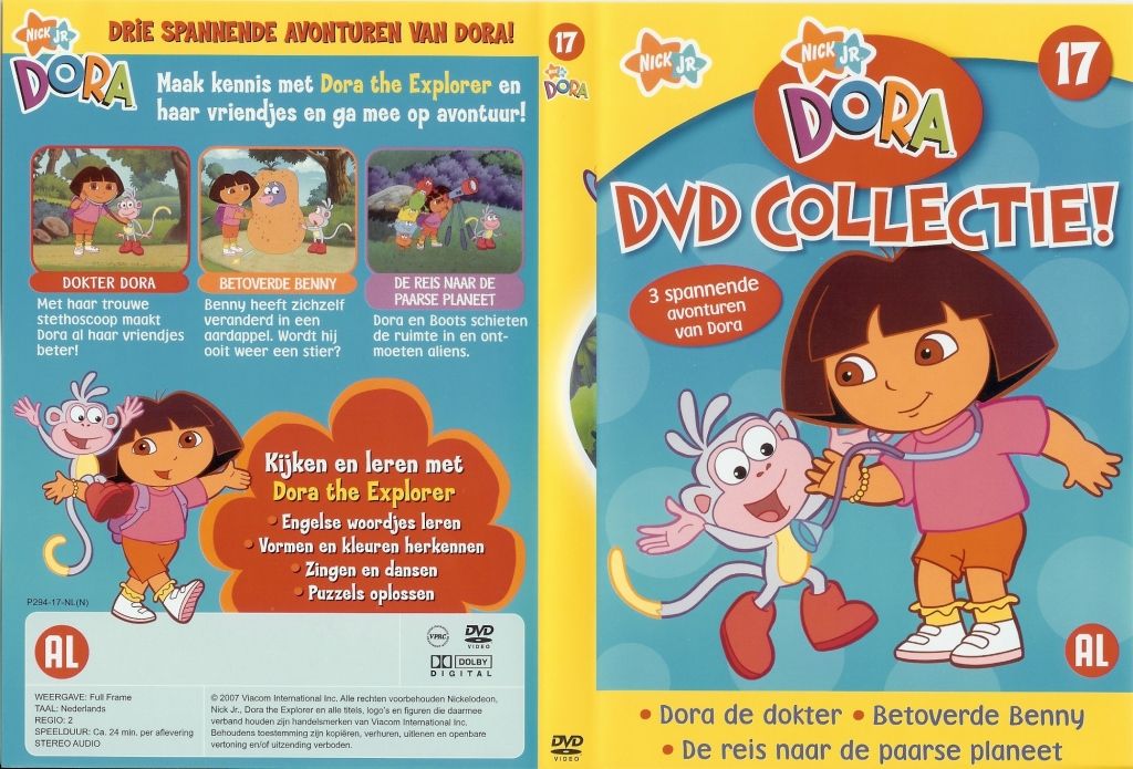 Dora The Explorer DVD Collectie Vol. 17 DVD NL.jpg.