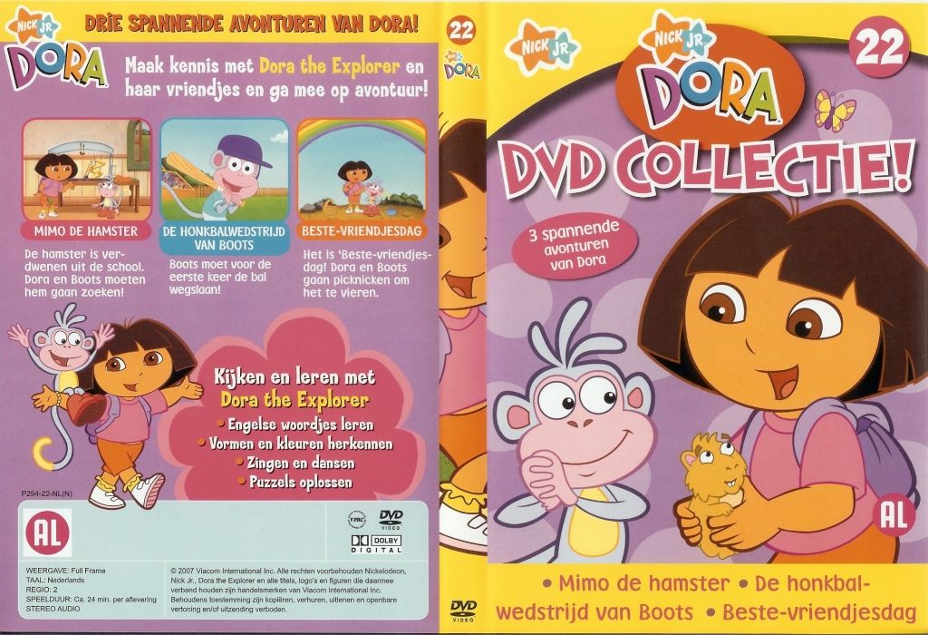 Dora The Explorer DVD Collectie Vol. 22 DVD NL.