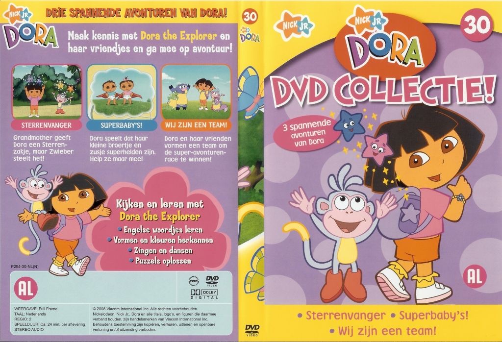 Dora The Explorer DVD Collectie Vol. 30 DVD NL.jpg.