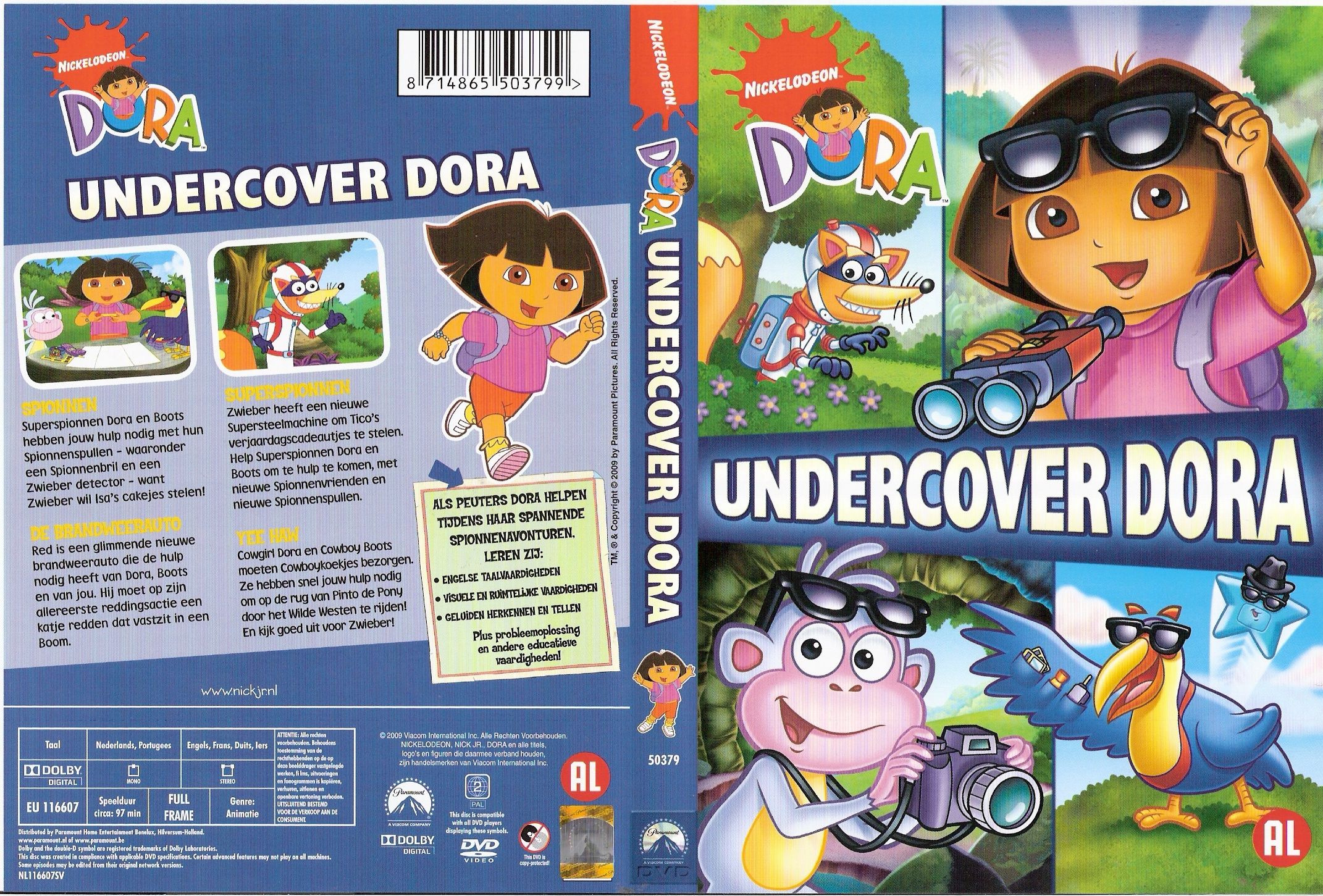 Dora The Explorer Undercover Dora DVD NL.jpg.