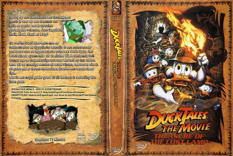 Ducktales The Movie Treasure Of The Lost Lamp DVD NL | DVD Covers ...