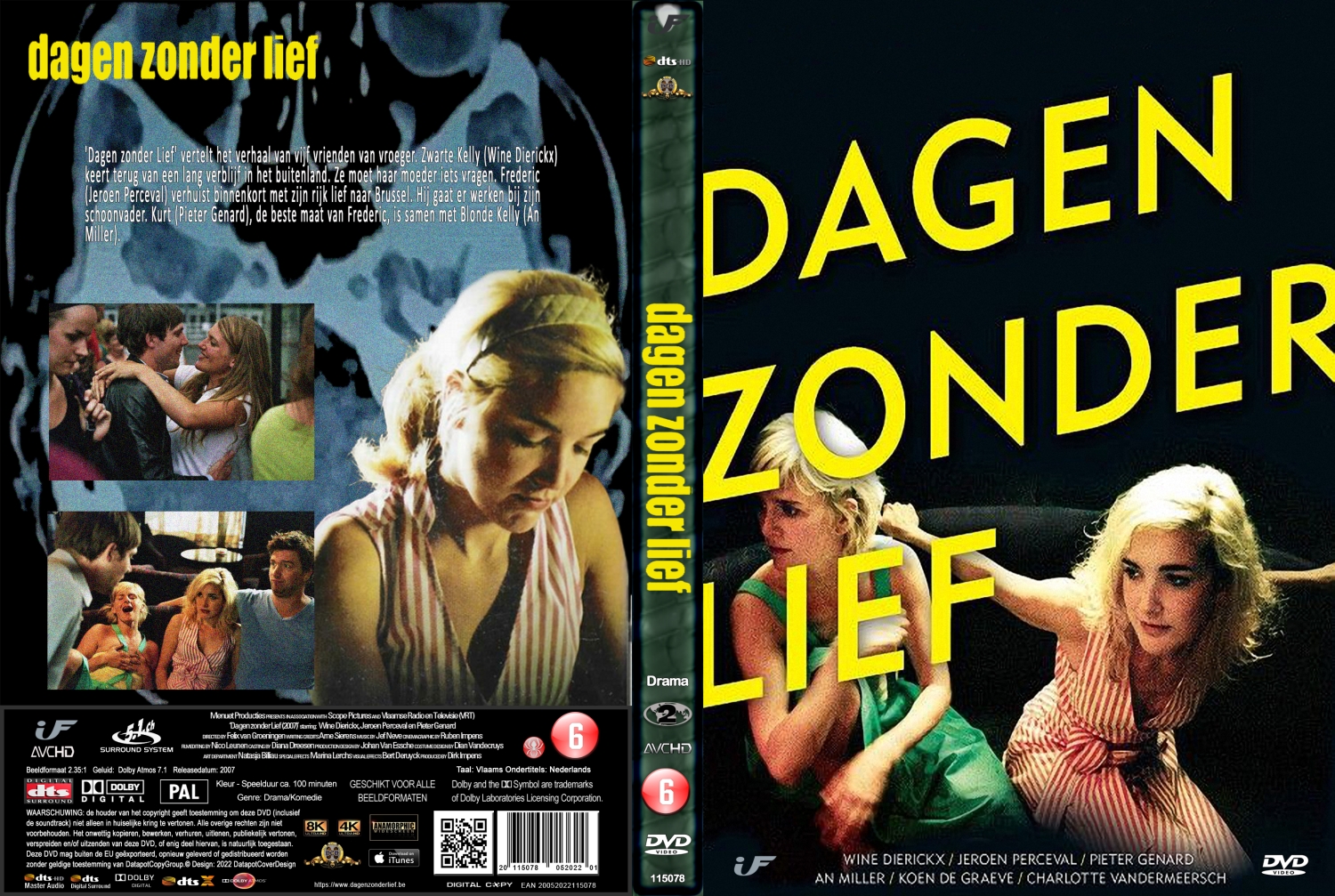 dagen zonder lief (2007) DVD Cover