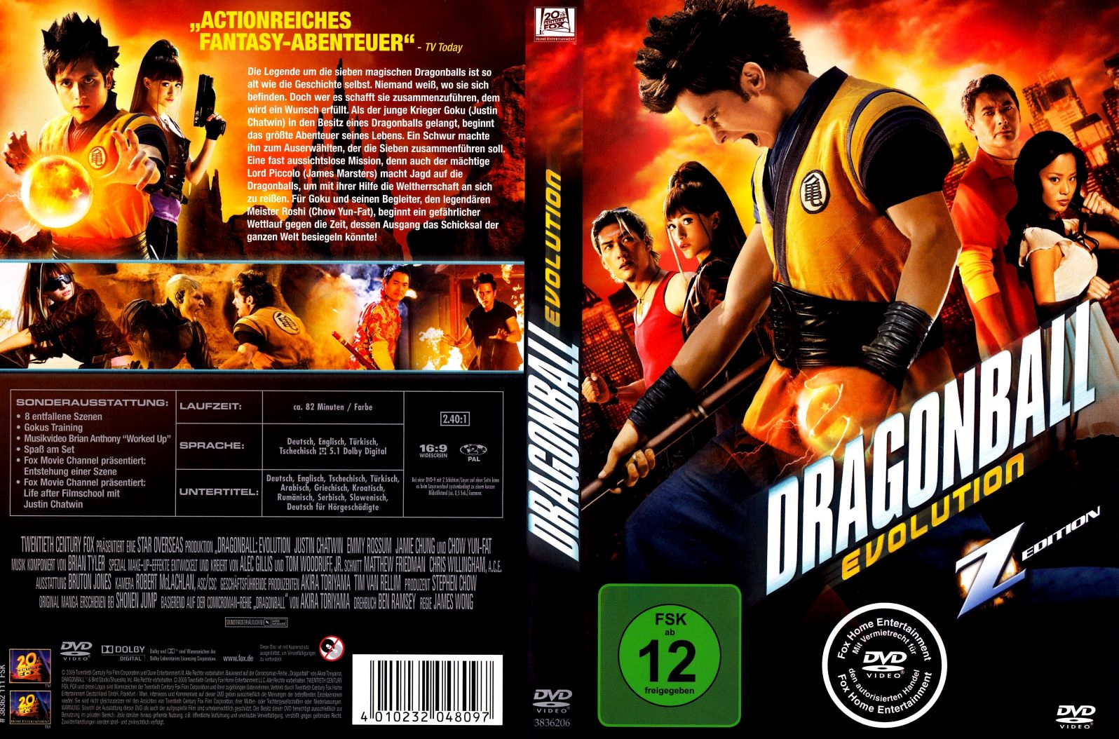 dragonball evolution version 1 | DVD Covers | Cover ...