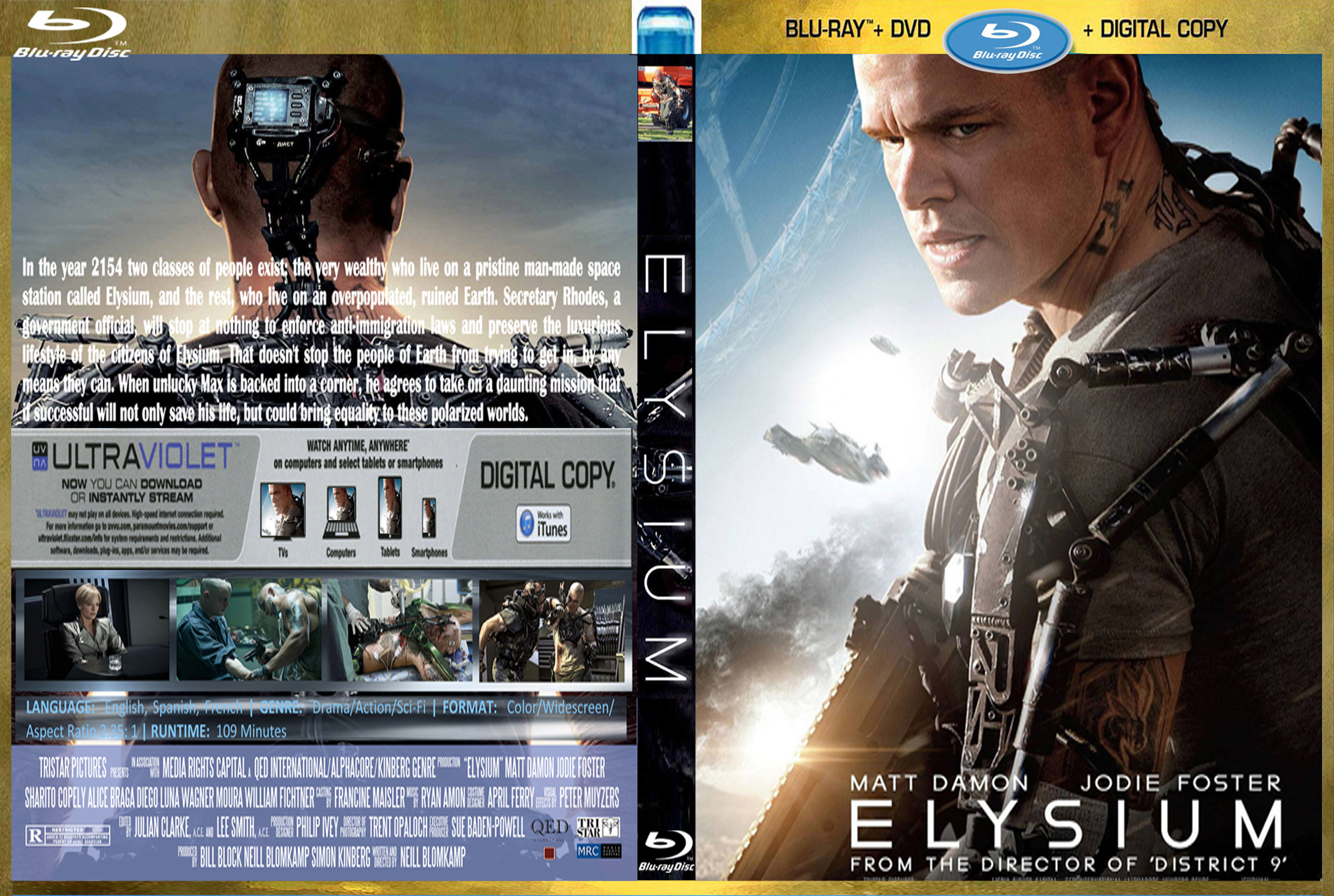 Elysium 13 R2 Blu Ray Movie Dvd Covers Cover Century Over 500 000 Album Art Covers For Free Elysium 13 R2 Blu Ray Movie Dvd Covers Cover Century Over 500 000 Album Art Covers For Free
