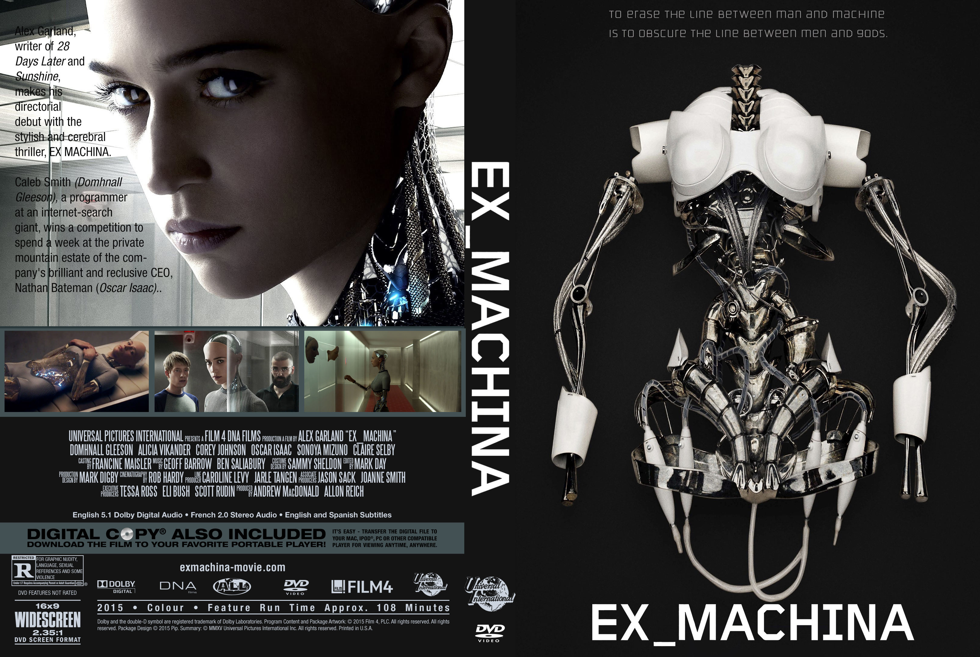 Ex Machina Custom Cover Pips Dvd Covers Cover Century Over 500 000 Album Art Covers For Free