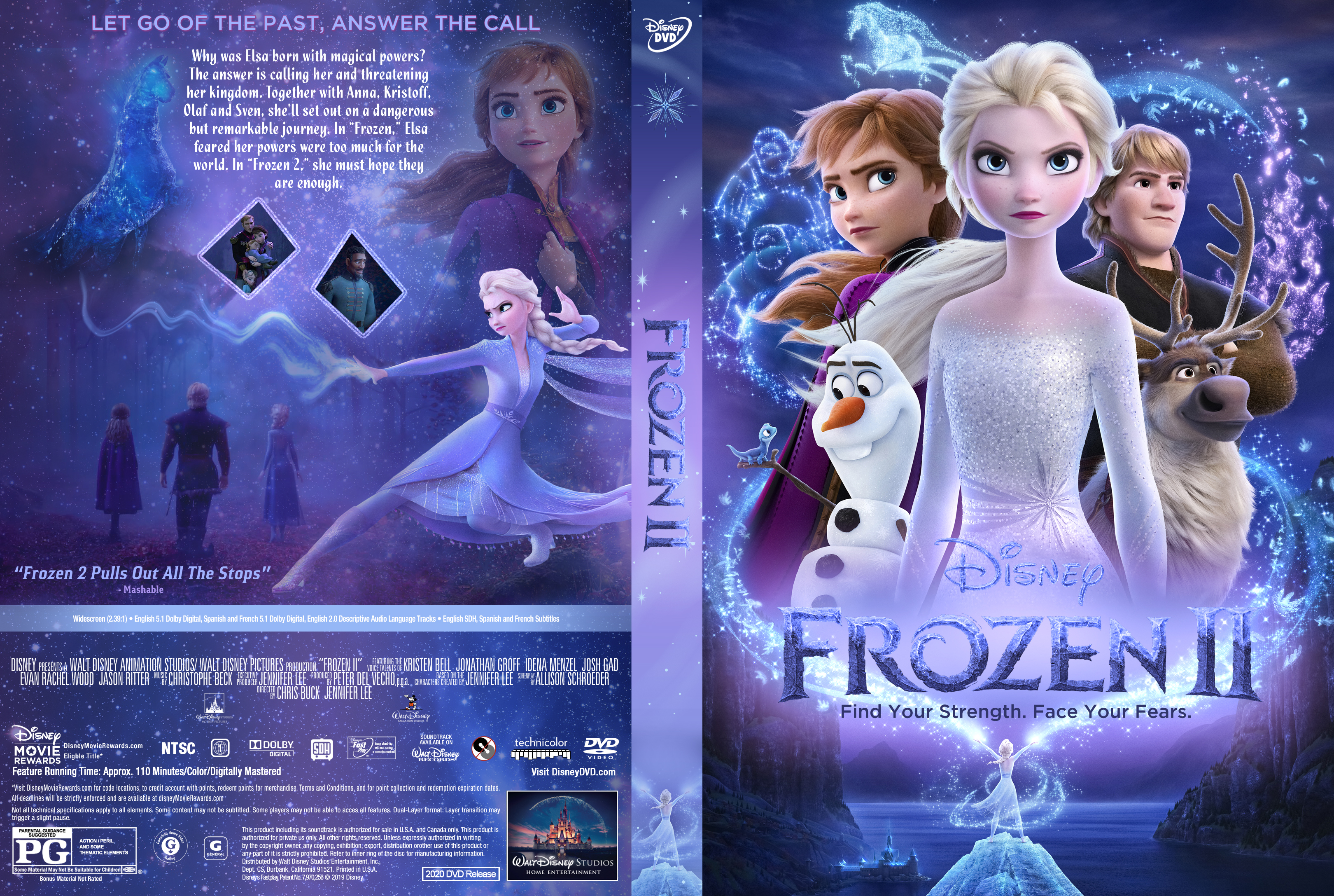 Frozen Ii Front Dvd Covers Cover Century Over 500 000 Album Art Covers For Free