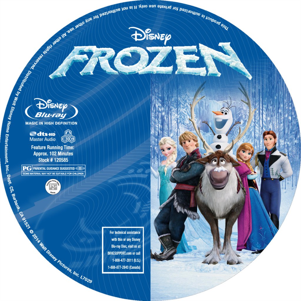 Frozen 2013 Custom Blu Ray Label 001 Dvd Covers Cover Century Over 500 000 Album Art Covers For Free