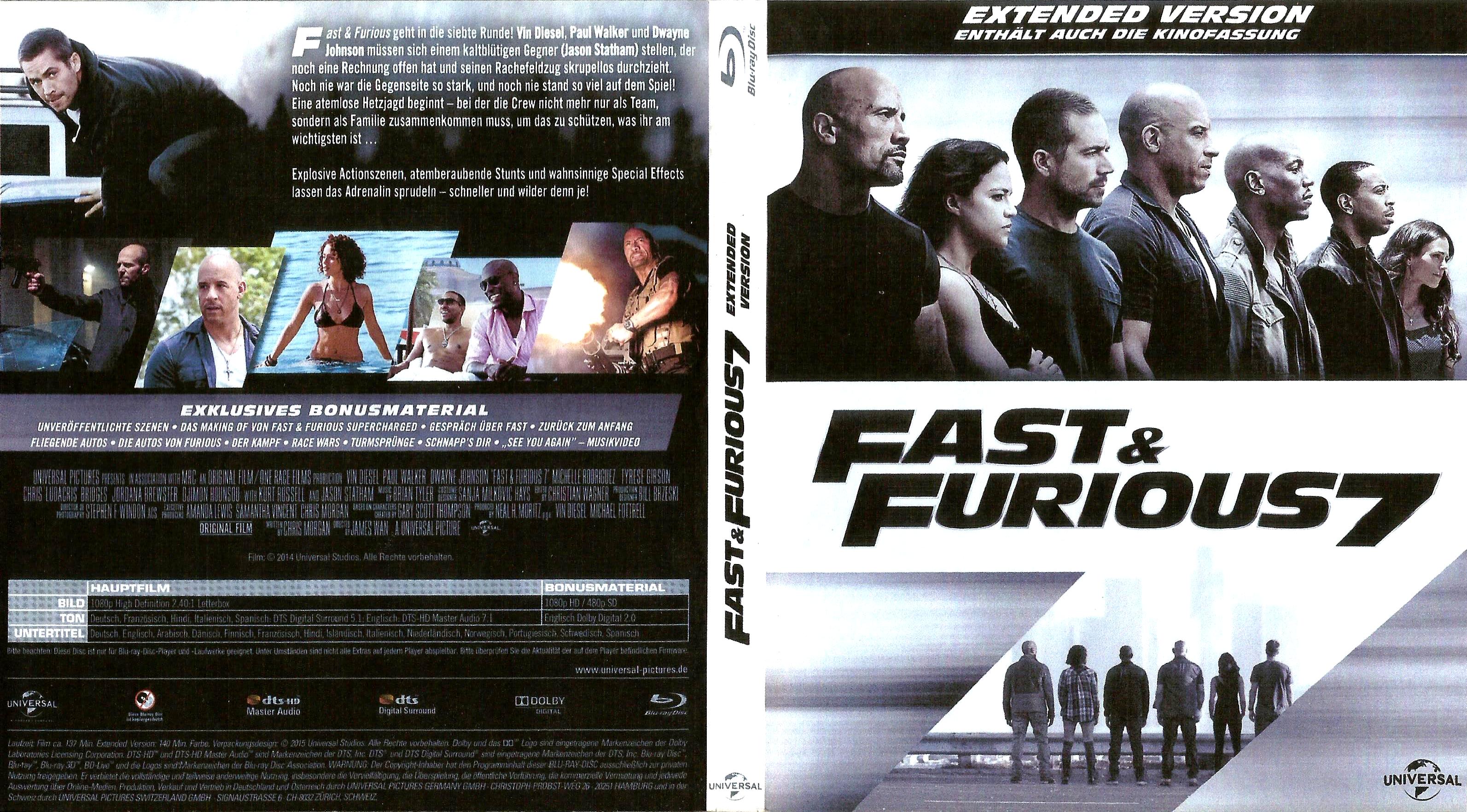 fast furious 7 | DVD Covers | Cover Century | Over 500.000 ...