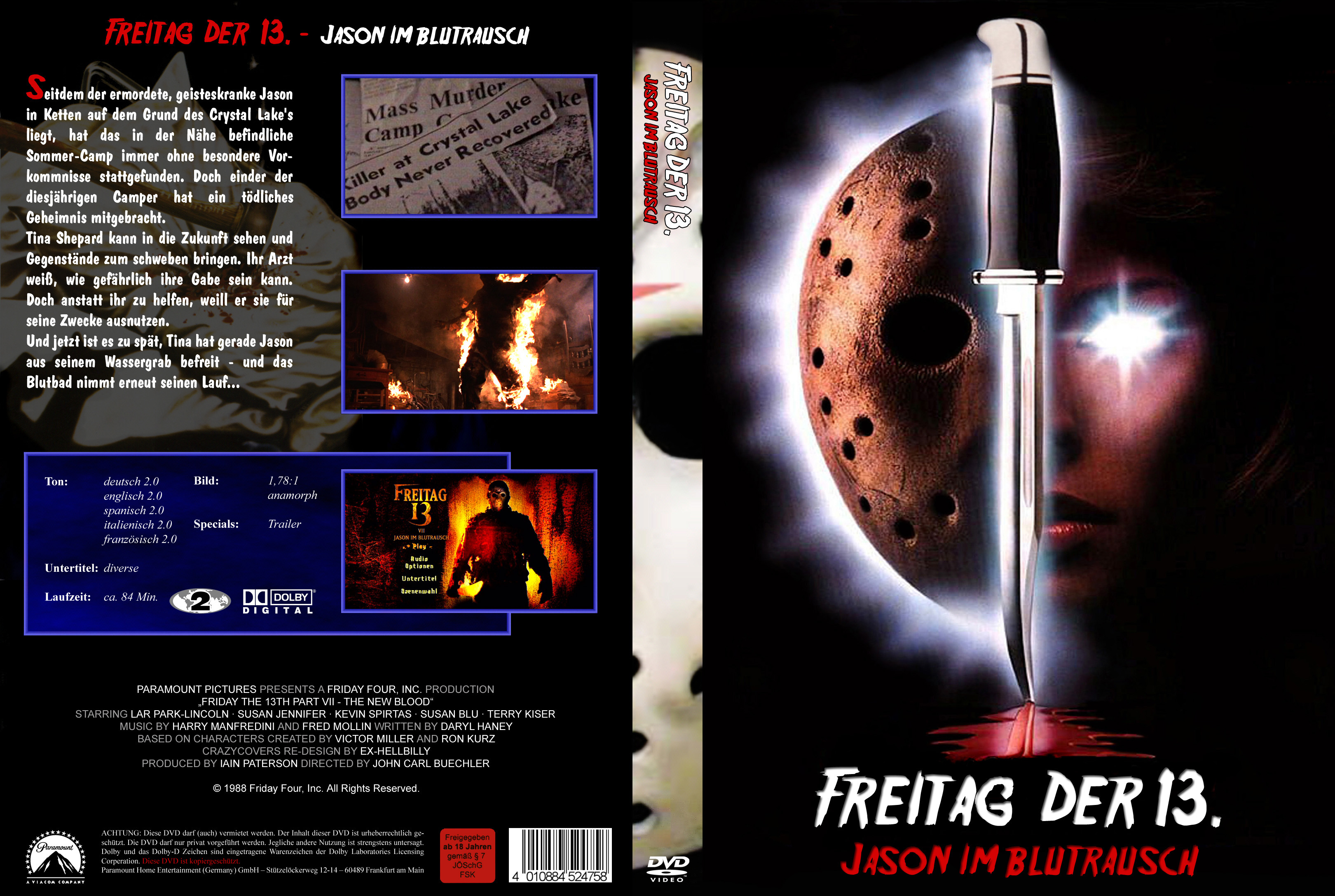 Freitag Der 13 Teil 7 Dvd Covers Cover Century Over 500 000 Album Art Covers For Free
