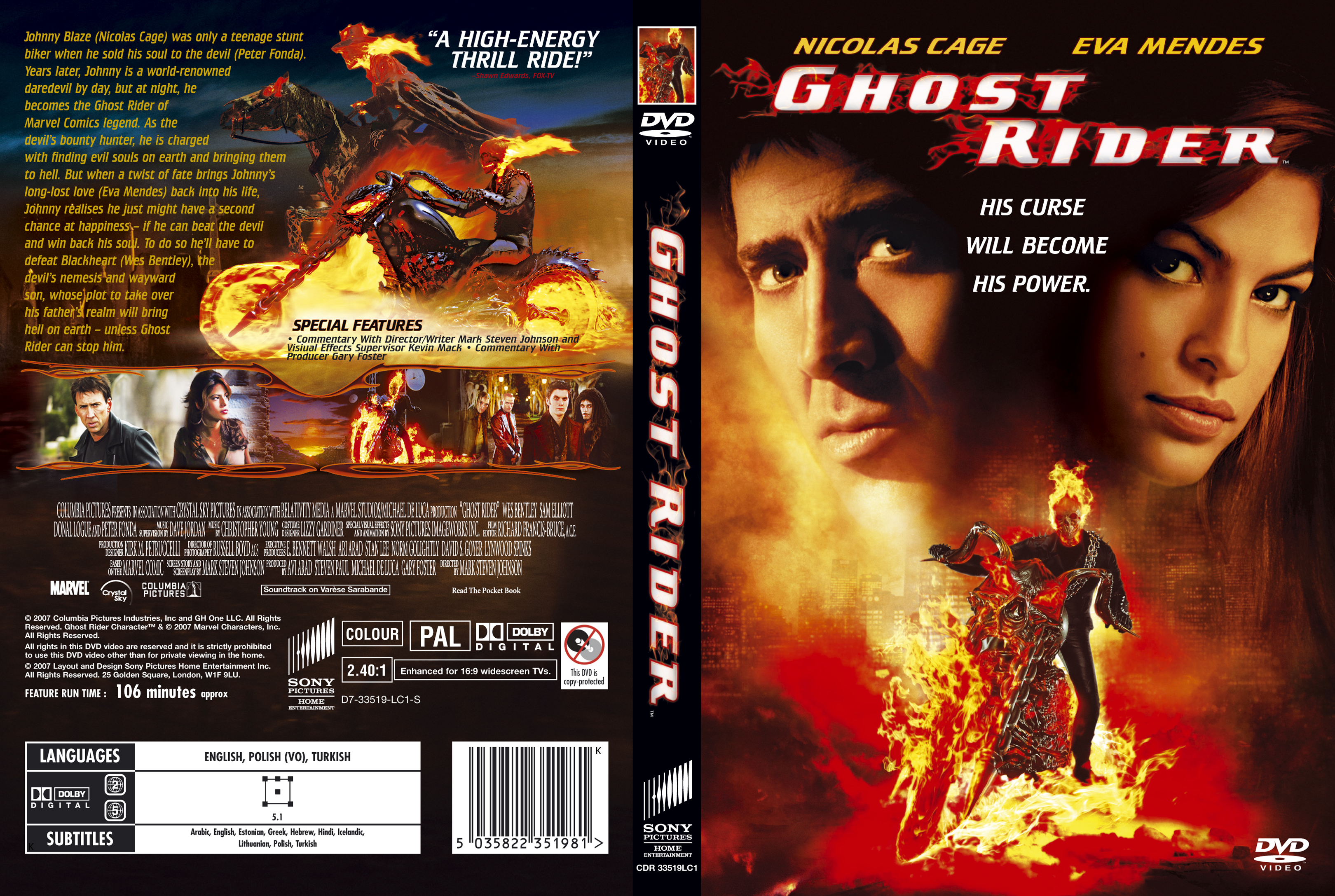 ghost rider | DVD Covers | Cover Century | Over 1.000.000 Album Art ...