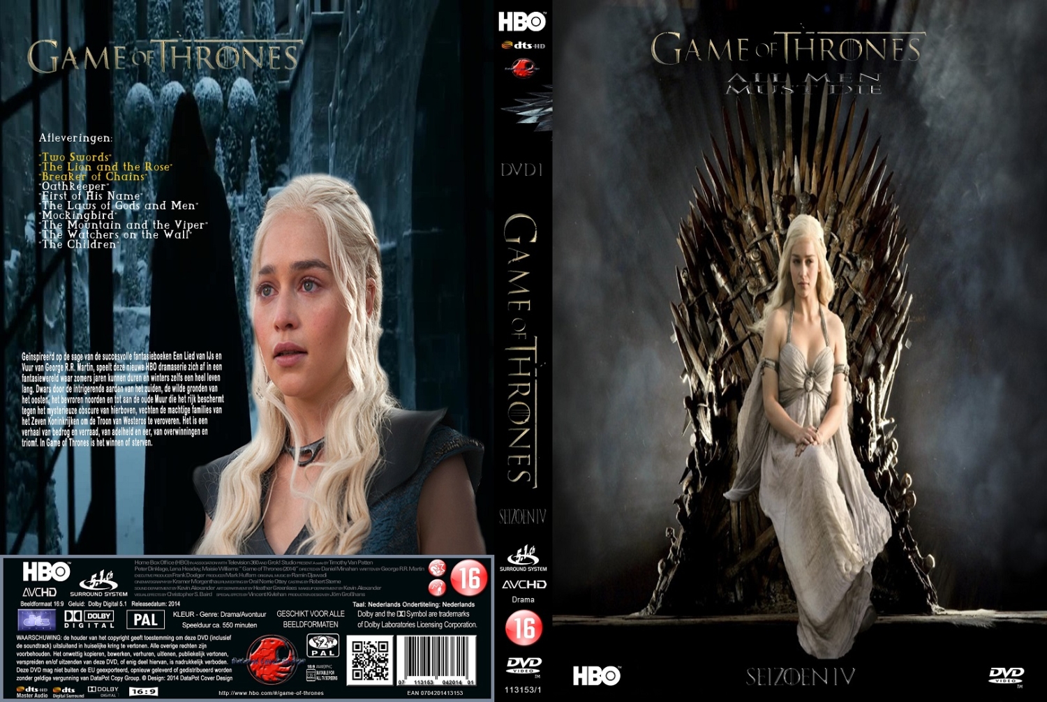 game of thrones s4 (2014)  DVD Cover