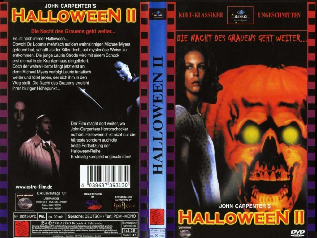 Halloween 2 DVD DE