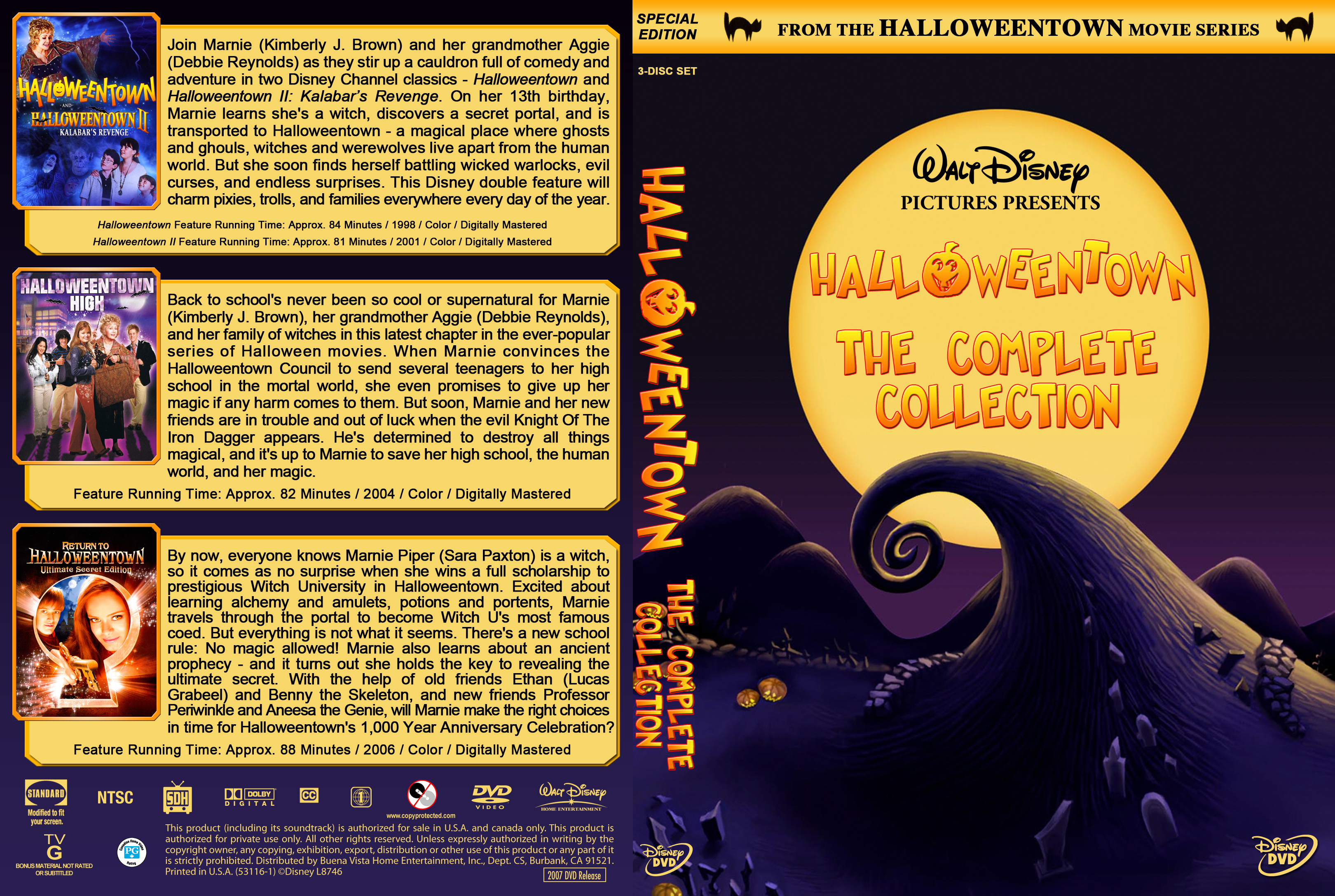 halloweentown quad dvd covers cover century over 500000 album art covers for free