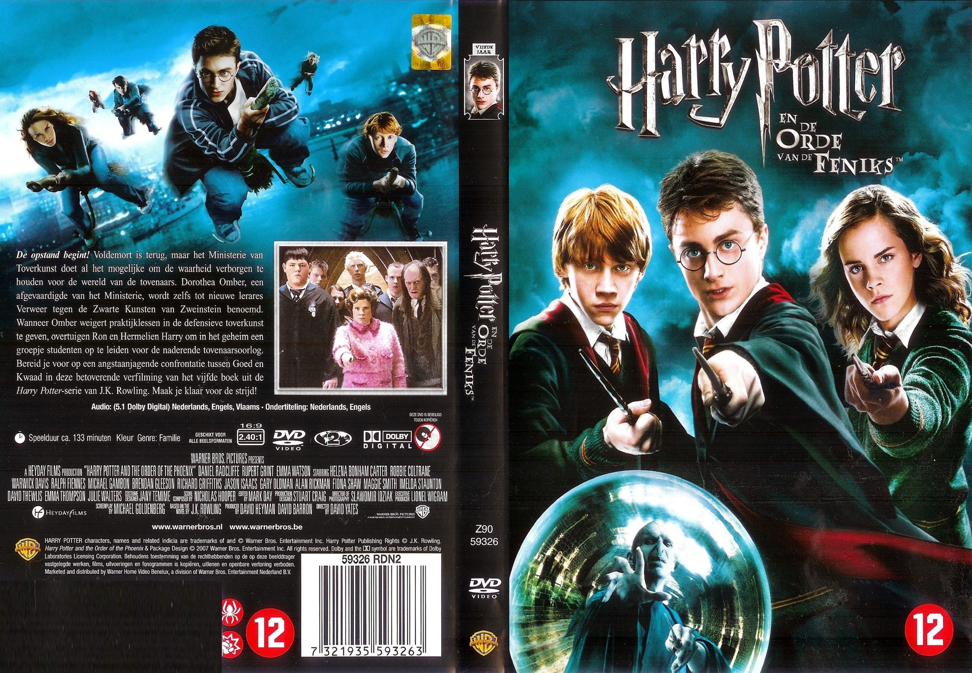 Harry Potter En De Orde Van De Feniks DVD NL | DVD Covers | Cover