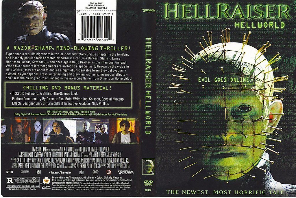Hellraiser Hellworld Dvd Us Dvd Covers Cover Century Over 500 000 Album Art Covers For Free